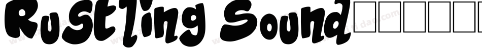 Rustling Sound字体转换